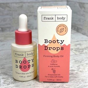 NIB Frank Body “Booty Drops” Firming Booty Oil